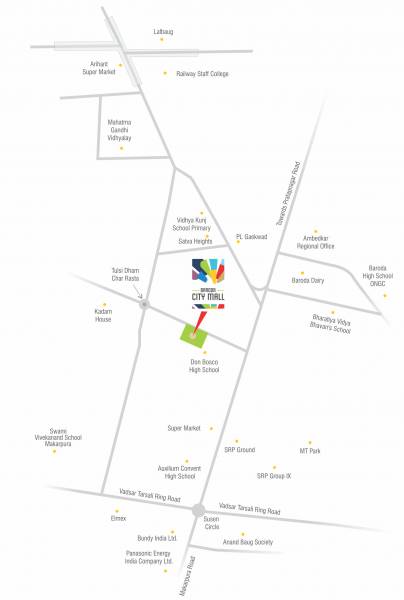 Location Plan baroda-city-mall Location Plan