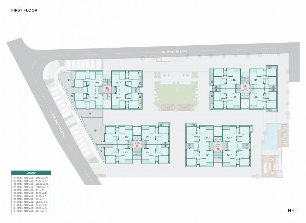  dev pinnacle Block A Cluster Plan