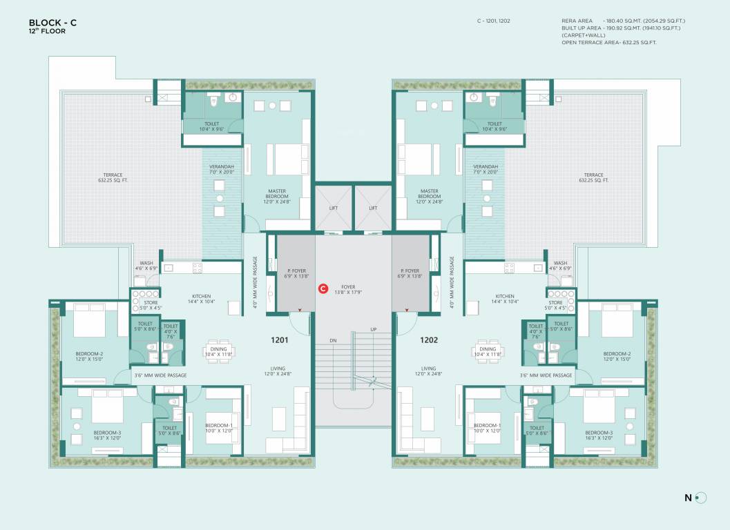  dev pinnacle Block C Cluster Plan