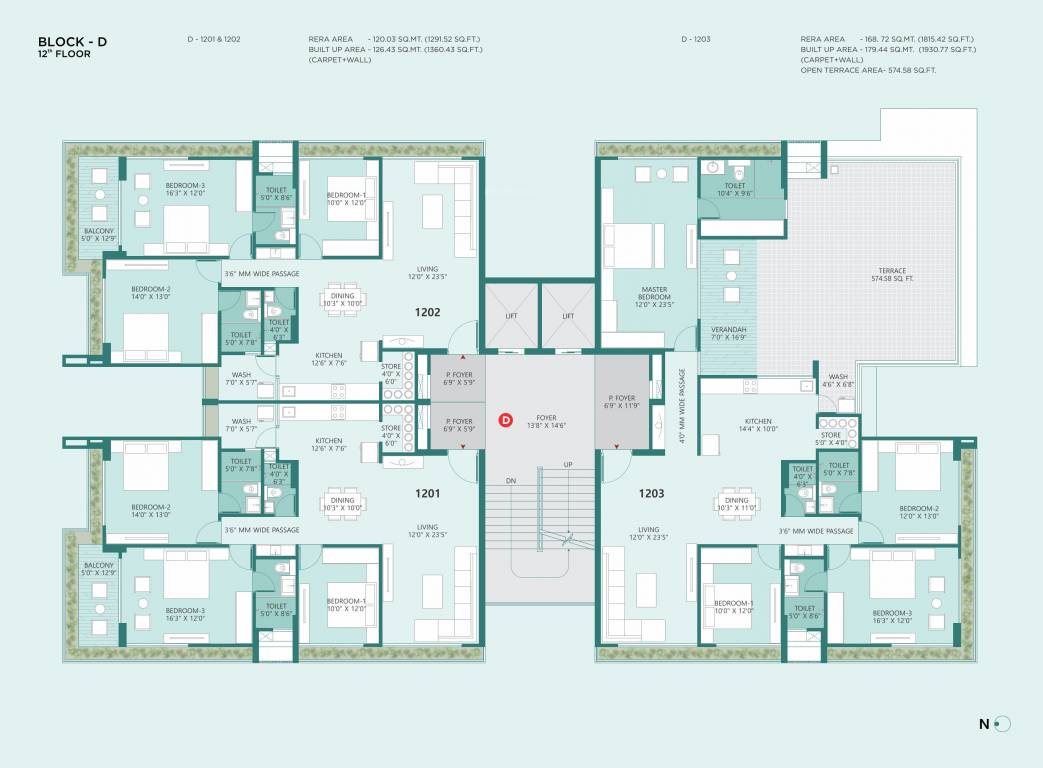  dev pinnacle Block D Cluster Plan