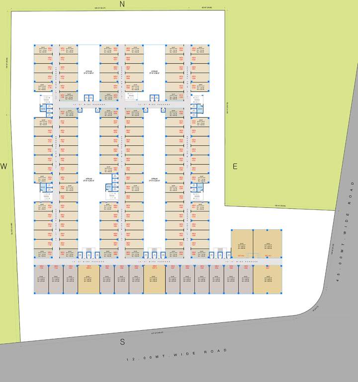  rituraj textile hub Rituraj Textile Hub Cluster Plan for 1st Floor