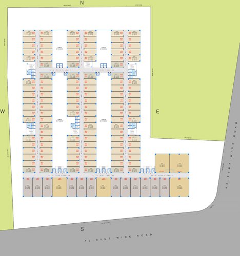  rituraj-textile-hub Rituraj Textile Hub Cluster Plan for 4th Floor