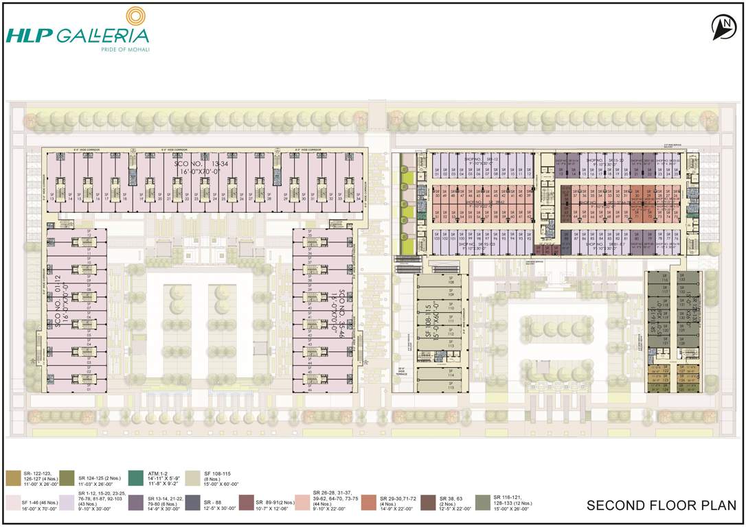  galleria HLP Galleria Cluster Plan for 2nd Floor