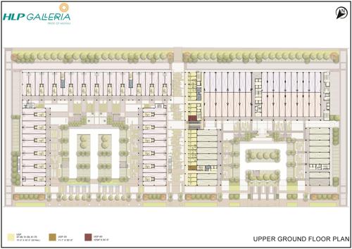 HLP Galleria Upeer Ground Floor Cluster Plan galleria HLP Galleria Upeer Ground Floor Cluster Plan