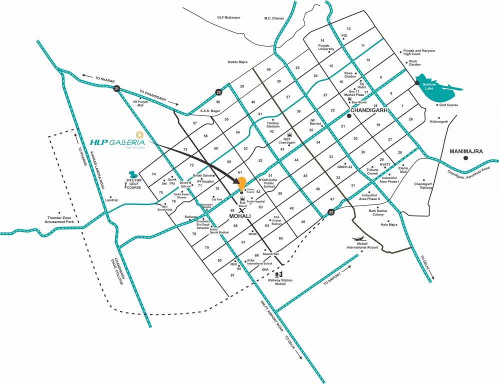  galleria Location Plan