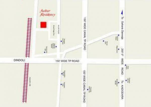 Location Plan aakar-residency- Location Plan