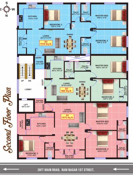 rama-jayam Eeshani Rama Jayam Second Floor Cluster Plan