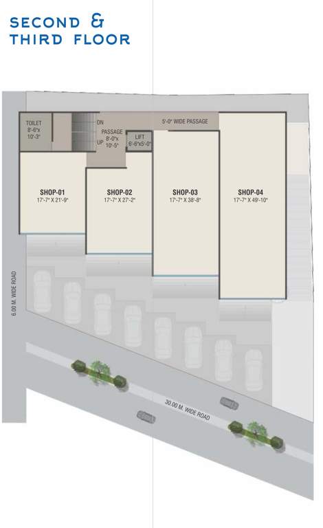  om plaza Om Plaza Cluster Plan for 2nd Floor