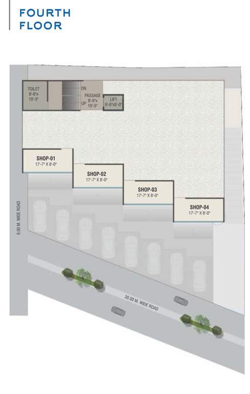  om plaza Om Plaza Cluster Plan for 3rd Floor