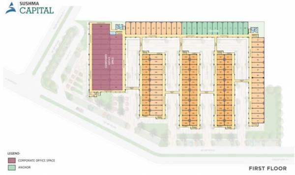  sushma-capital Cluster Plan for 1st Floor
