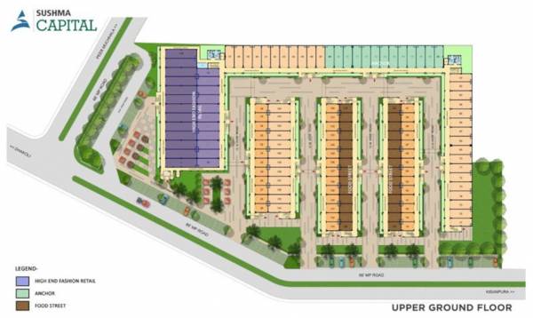  sushma-capital Upper Ground Floor Cluster Plan
