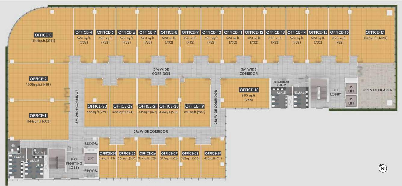  ascent avenue Ascent Avenue Cluster Plan From 2nd To 5th Floor