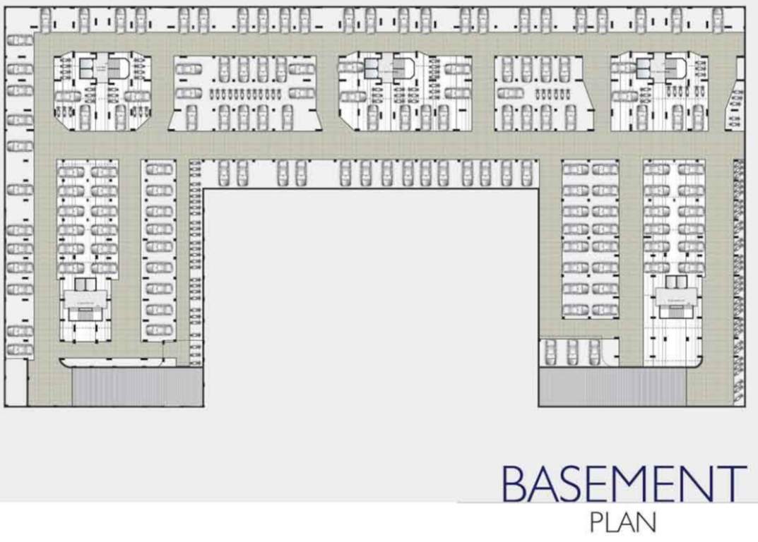  sky view heights  Building A  To D Basement Cluster Plan