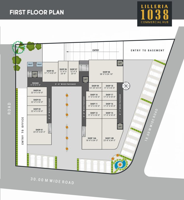  1038 1038 Cluster Plan for 1st Floor