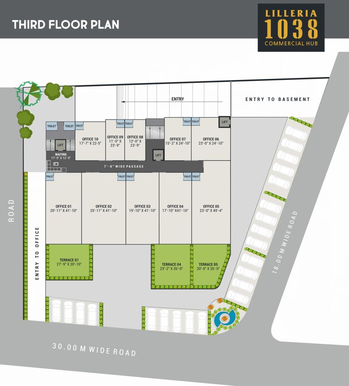  1038 1038 Cluster Plan for 3rd Floor