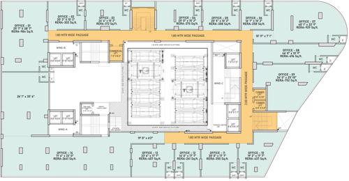  nl-plaza Bldg - Nl Krishna / Wing - A, B And C Cluster Plan For Typical Floor