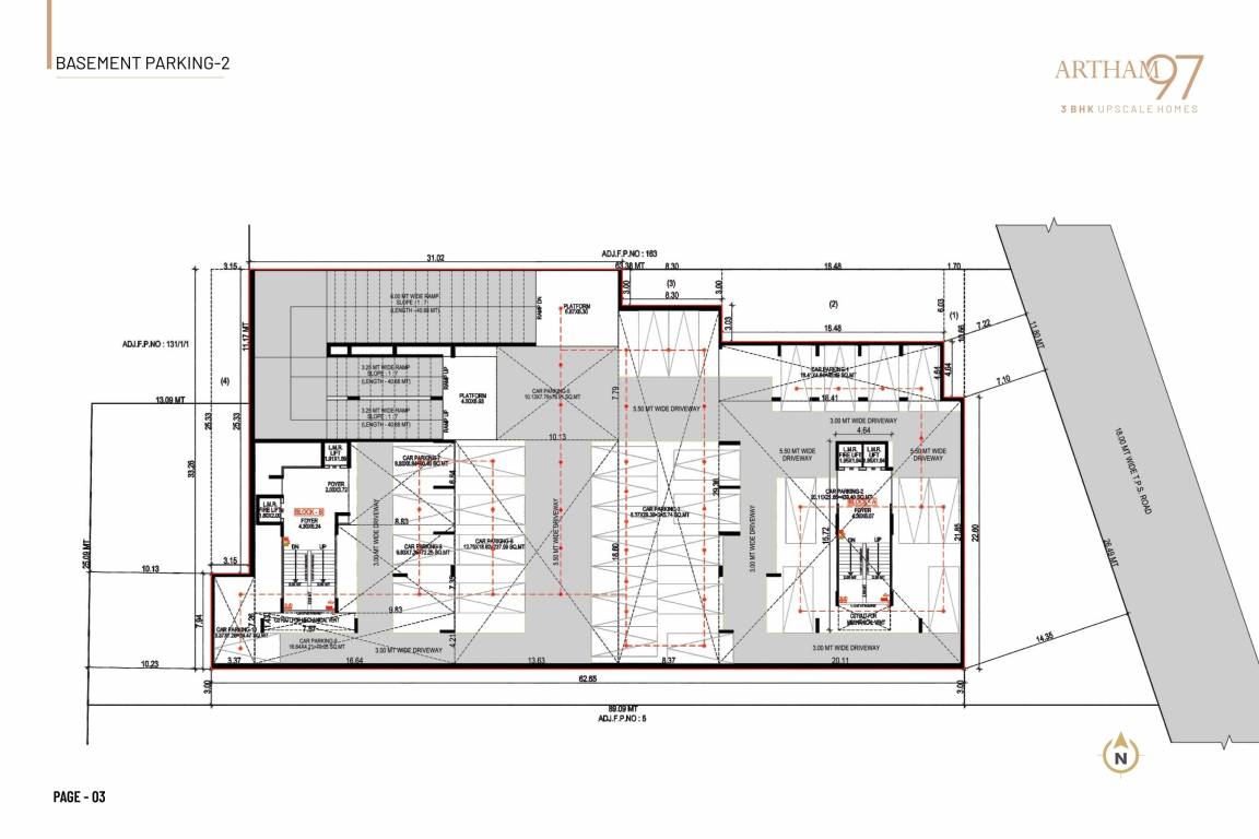  artham 97 Block A And Block B Basement 2 Cluster Plan