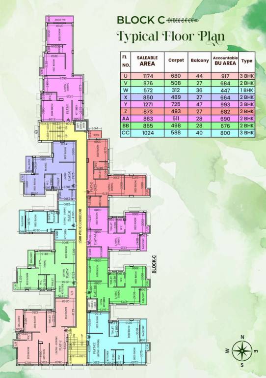 residency noapara Block A Cluster Plan
