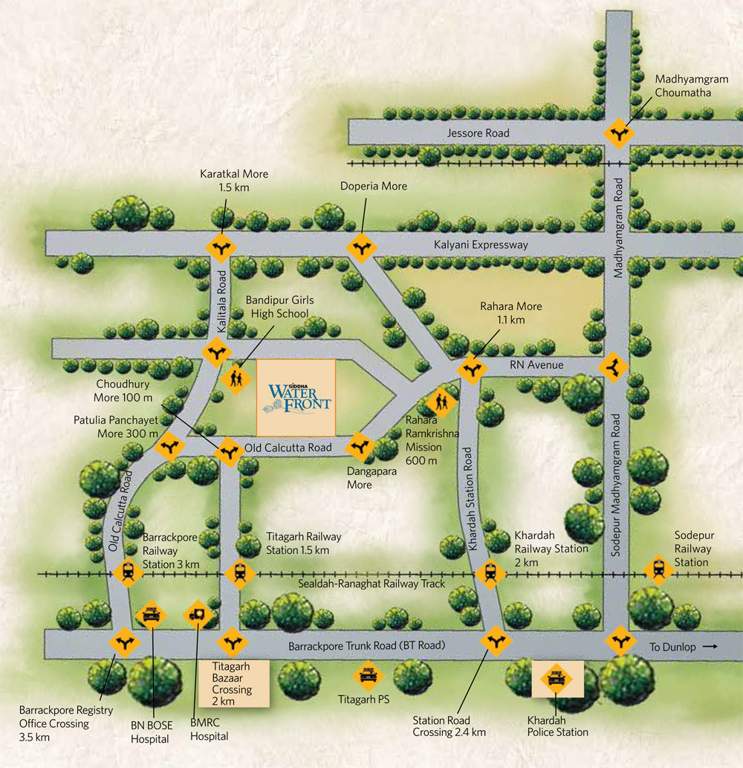  waterfront block 3b and 3c carnation and lotus Location Plan