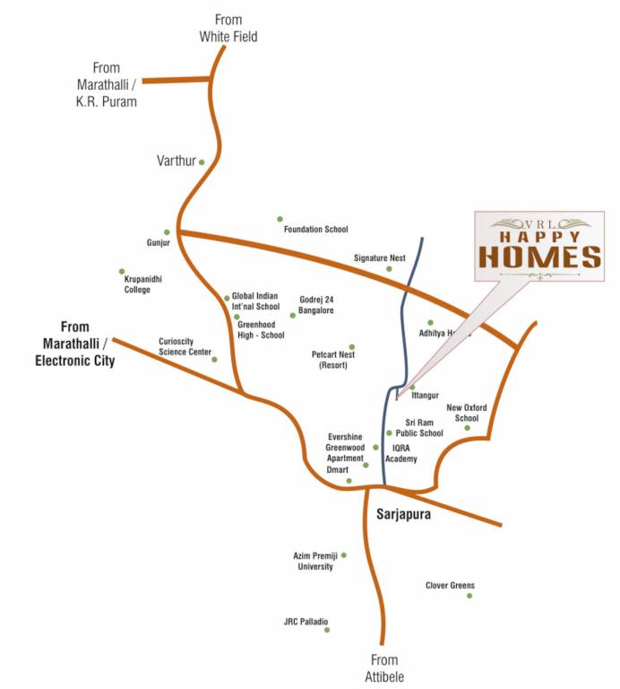  happy homes Location Plan