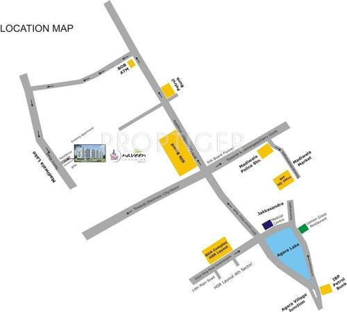  naveen-lakeside Images for Location Plan of DSR Infrastructures Naveen Lakeside
