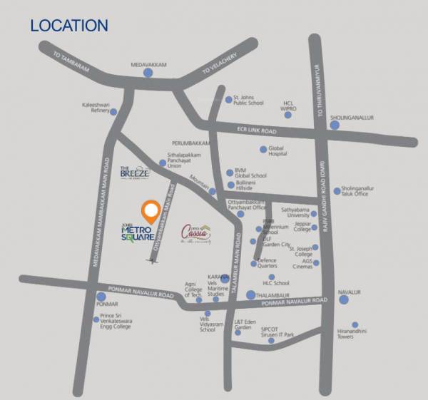  metro-square-extension Location Plan