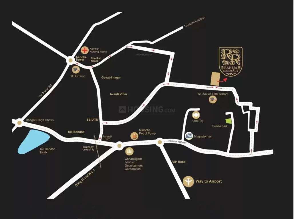 residency Location Plan