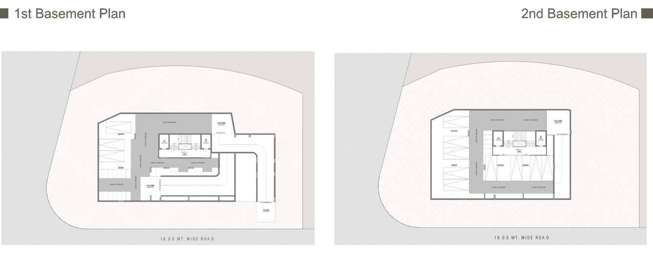  sanskruti pride Sanskruti Pride Cluster Plan for Basement 1 And 2 Floor