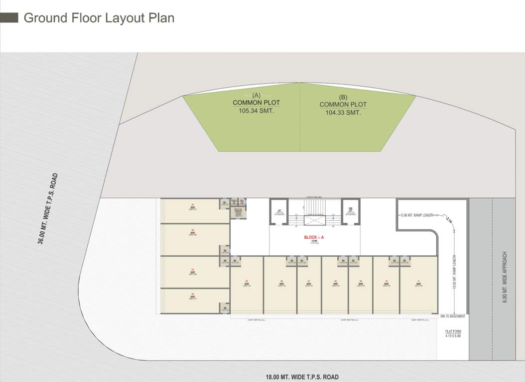  sanskruti pride Sanskruti Pride Cluster Plan for ground Floor