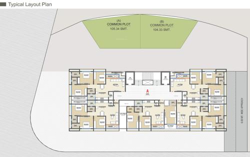  sanskruti-pride Sanskruti Pride Cluster Plan for Typical Floor