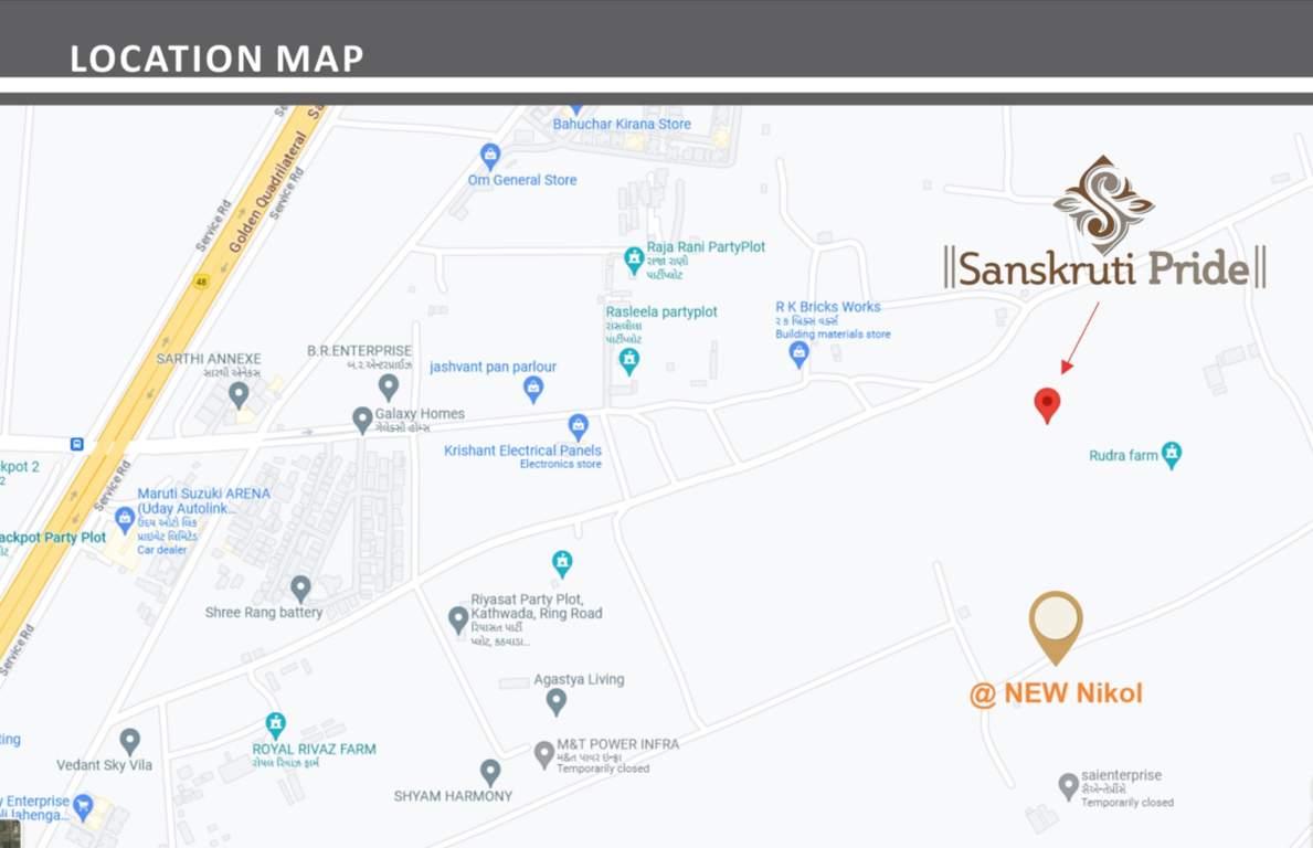  sanskruti pride Location Plan