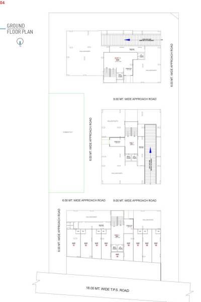  royal-dreams Block AB & C Ground Floor Cluster Plan