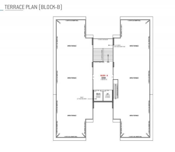  royal-dreams Block B Terrace Floor Cluster Plan