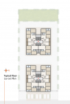 Block B Cluster Plan for Typical Floor  vrundavan-greens Block B Cluster Plan for Typical Floor