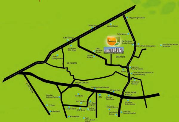  sarovar Location Plan