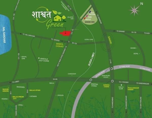  greens Location Plan