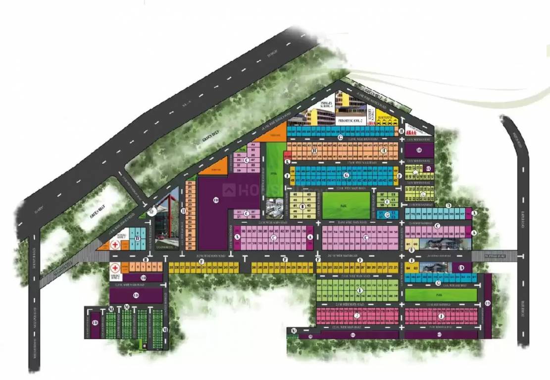  spaces hisar Layout Plan