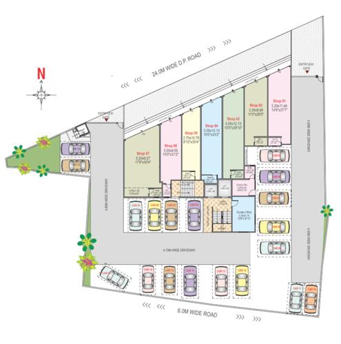 ojasvi-gold Ojasvi Gold Ground Floor Cluster Plan