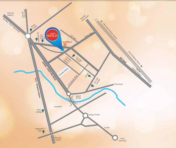  ojasvi-gold Location Plan