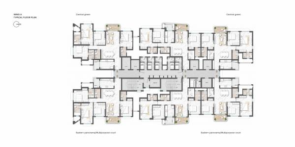  thane-project Building No 1-Wing A Cluster Plan