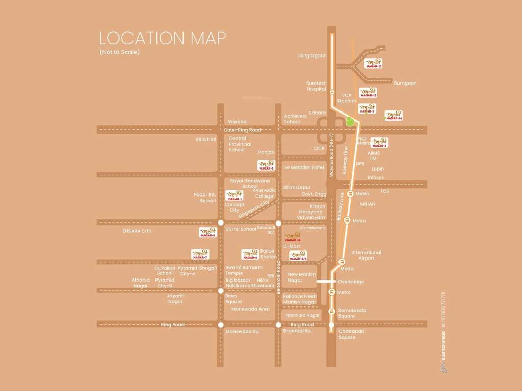  nagar 19 sec c Location Plan
