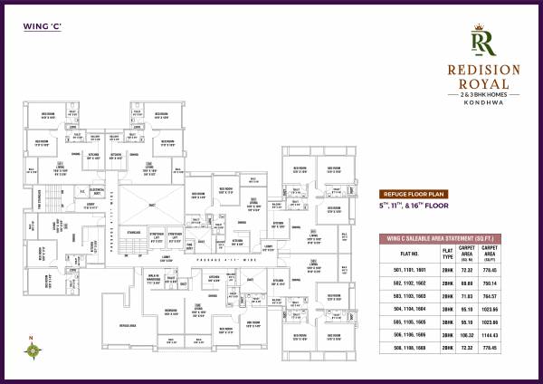  redision-royal Redision Royal Cluster Plan for 5th Floor