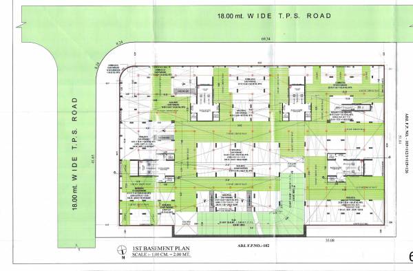  prism Block  A,B,C & D Basement Floor Cluster Plan