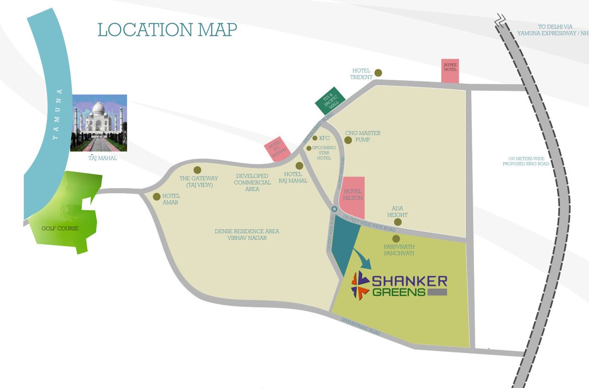  nirman shanker greens Location Plan