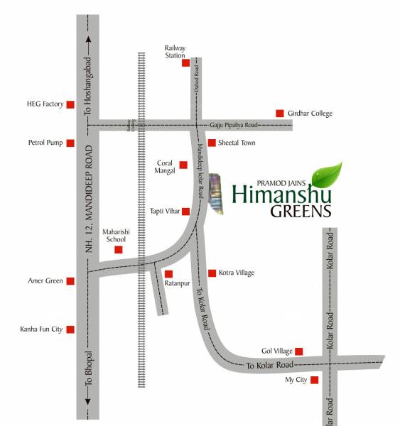 Location Plan himanshu-greens Location Plan