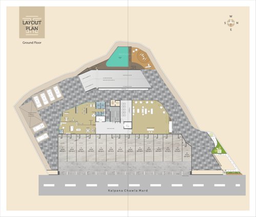  borivali-lucky Kamla Borivali Lucky Cluster Plan for Ground Floor