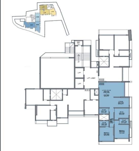  trinity Trinity Cluster Plan for 3rd Floor