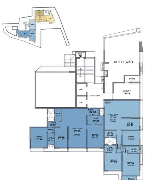  trinity Trinity Cluster Plan for 8th Floor