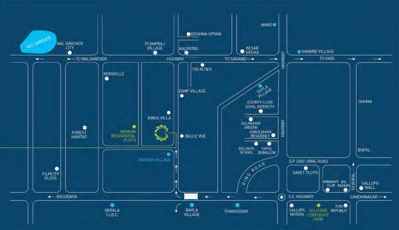  saumya greens Location Plan