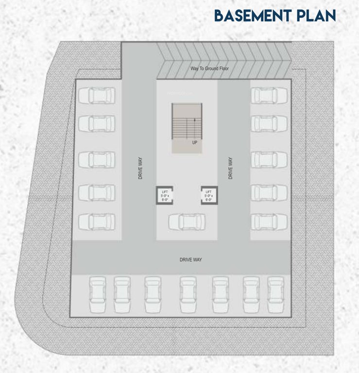  shree hari imperia Shree Hari Imperia Cluster Plan for Basement Floor